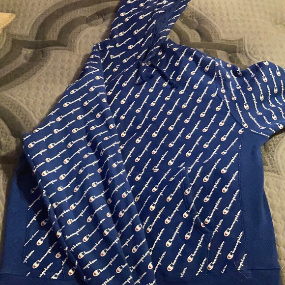 Blue champion hoodie - Picture 2 of 2
